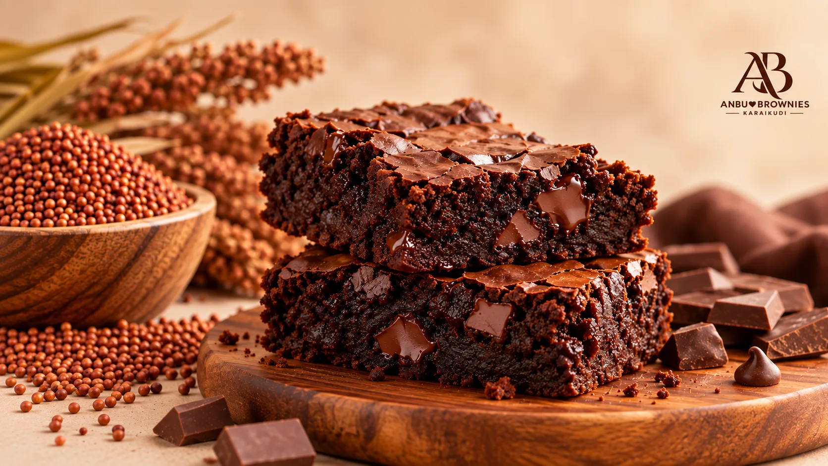 Anbu Brownies fudgy brownies