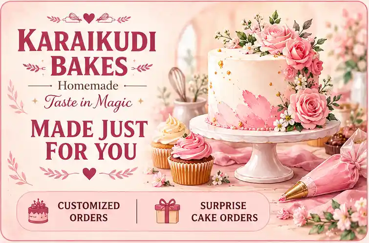 Karaikudi Bakes homemade treats